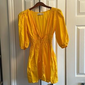 Faithfull Smocked Mini Dress